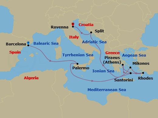 Cruise Map