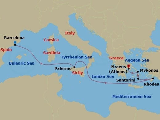 Cruise Map