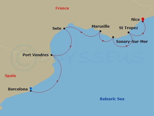 Cruise Map