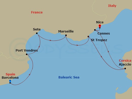 Cruise Map