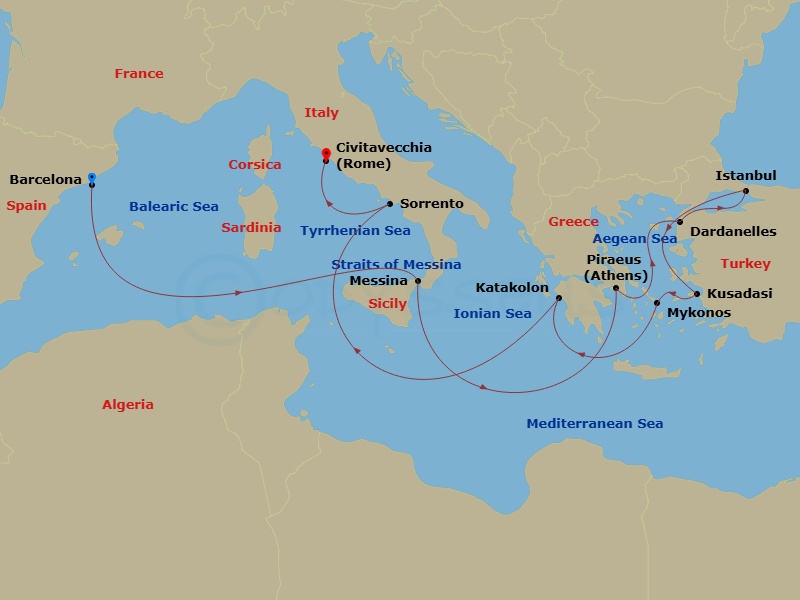 Cruise Map