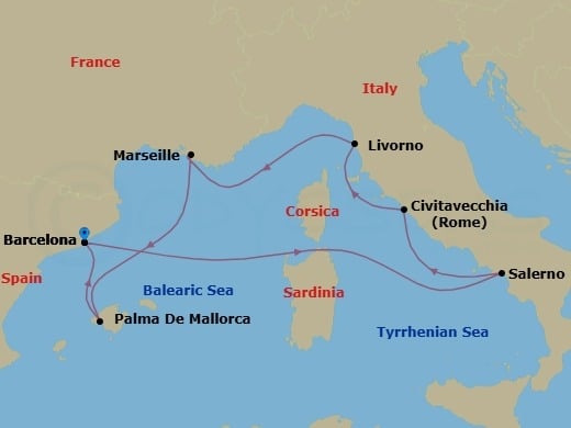 Cruise Map