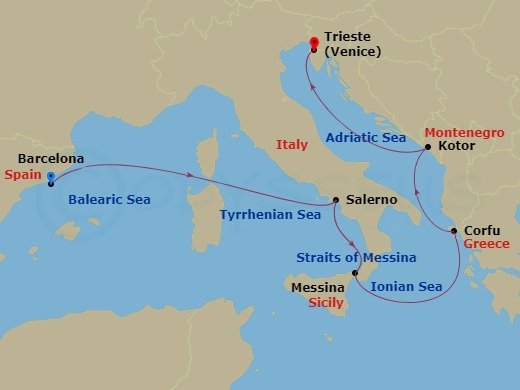 Cruise Map