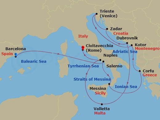 Cruise Map