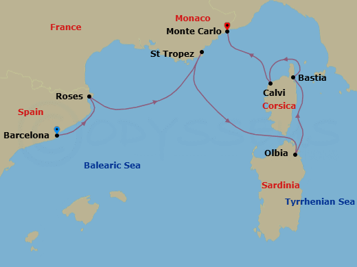 Cruise Map