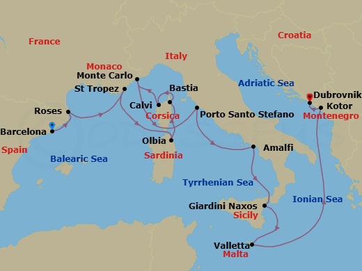 Cruise Map