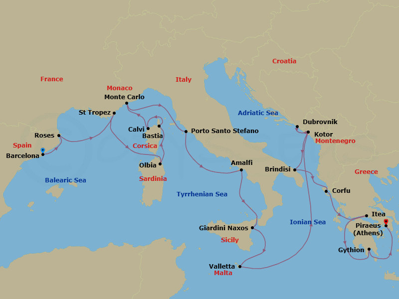 Cruise Map