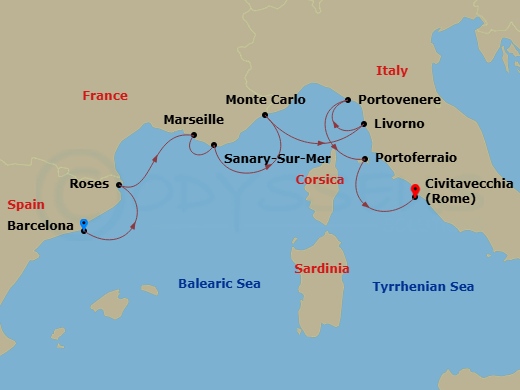 Cruise Map