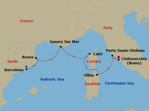 Cruise Map