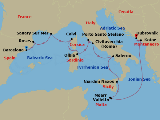 Cruise Map