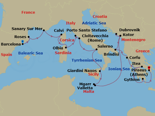 Cruise Map