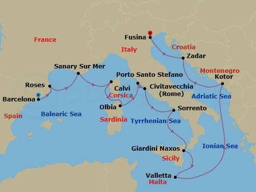 Cruise Map