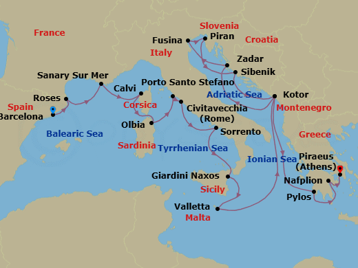 Cruise Map