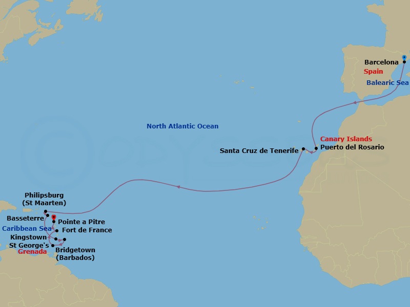 Cruise Map