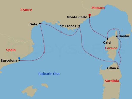 Cruise Map