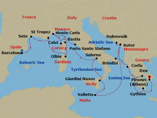Cruise Map