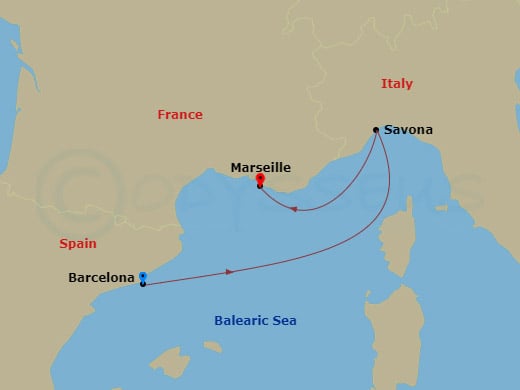 Cruise Map