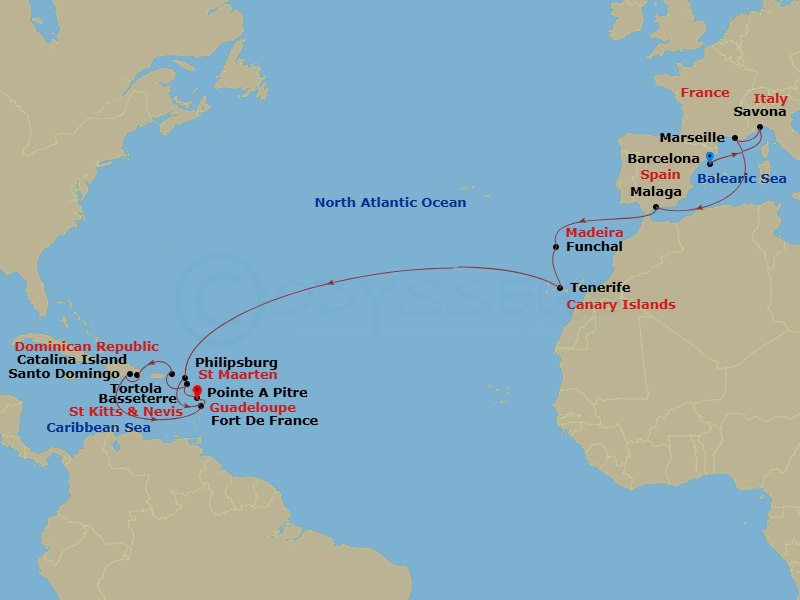 Cruise Map