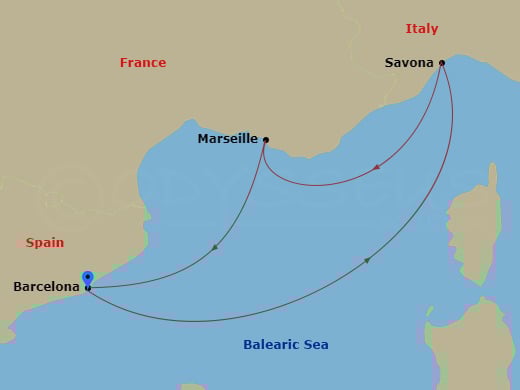 Cruise Map