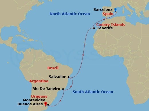 Cruise Map