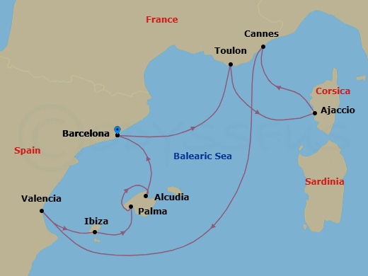 Cruise Map