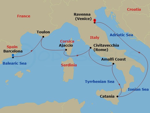 Cruise Map