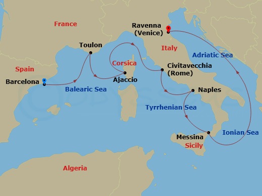 Cruise Map