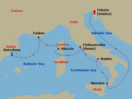 Cruise Map