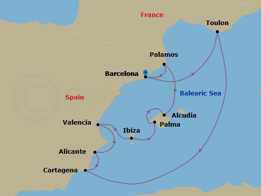 Cruise Map
