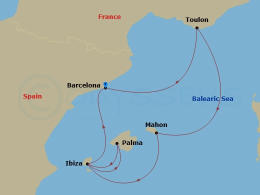 Cruise Map