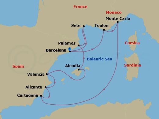 Cruise Map