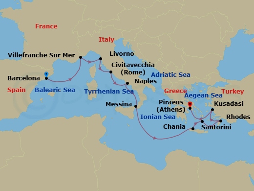Cruise Map
