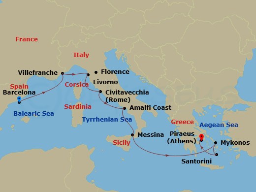 Cruise Map