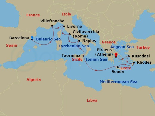 Cruise Map