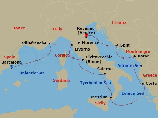Cruise Map