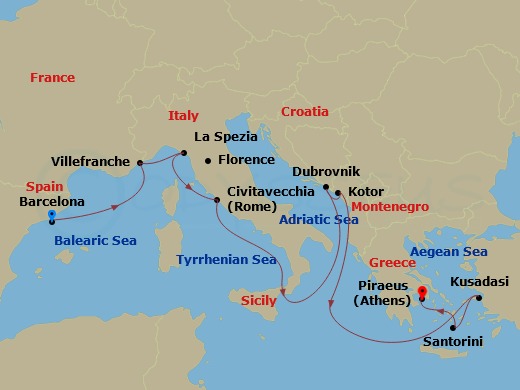 Cruise Map