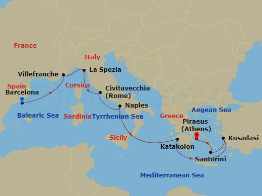 Cruise Map