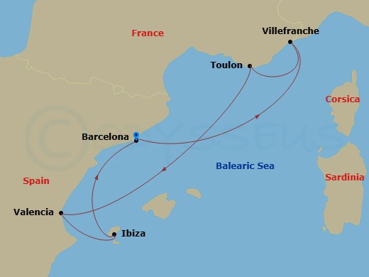 Cruise Map