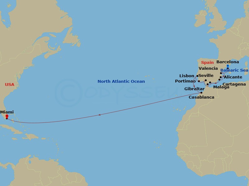 Cruise Map