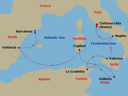 Cruise Map