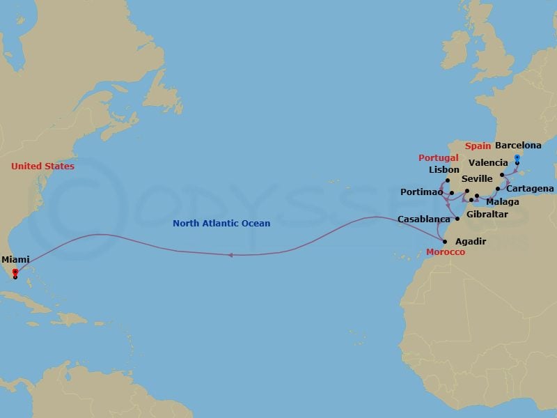 Cruise Map