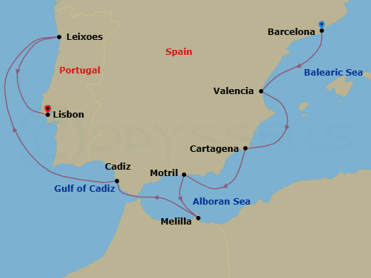 Cruise Map