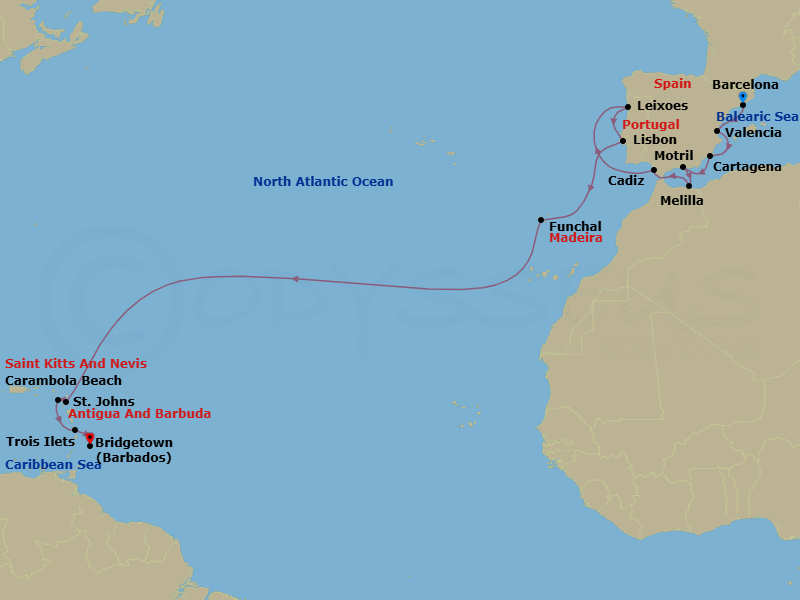 Cruise Map