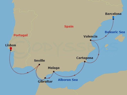 Cruise Map