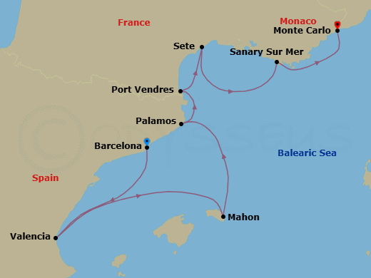 Cruise Map