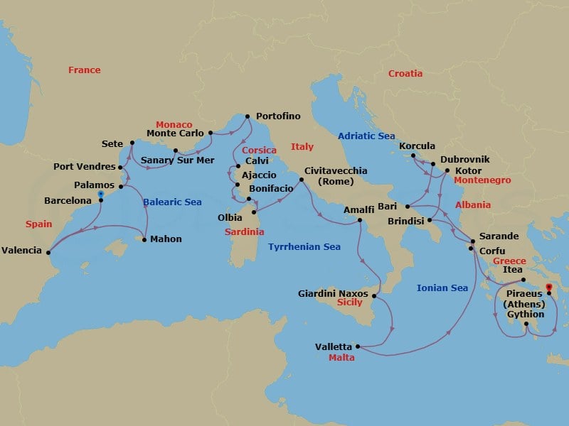 Cruise Map