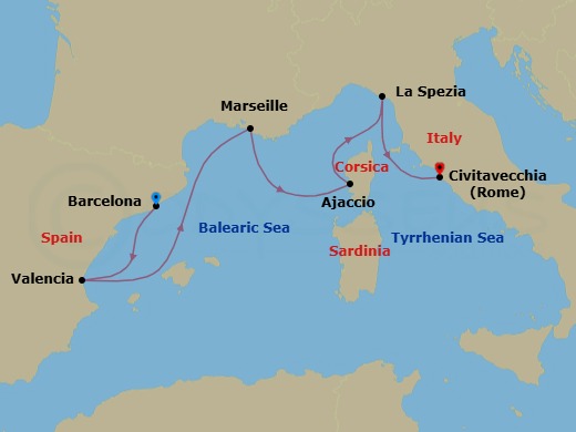 Cruise Map