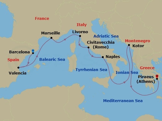 Cruise Map