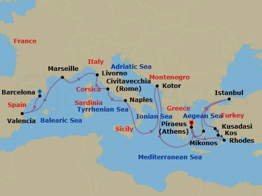 Cruise Map