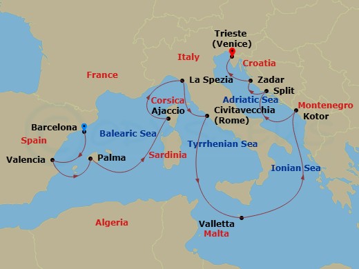 Cruise Map
